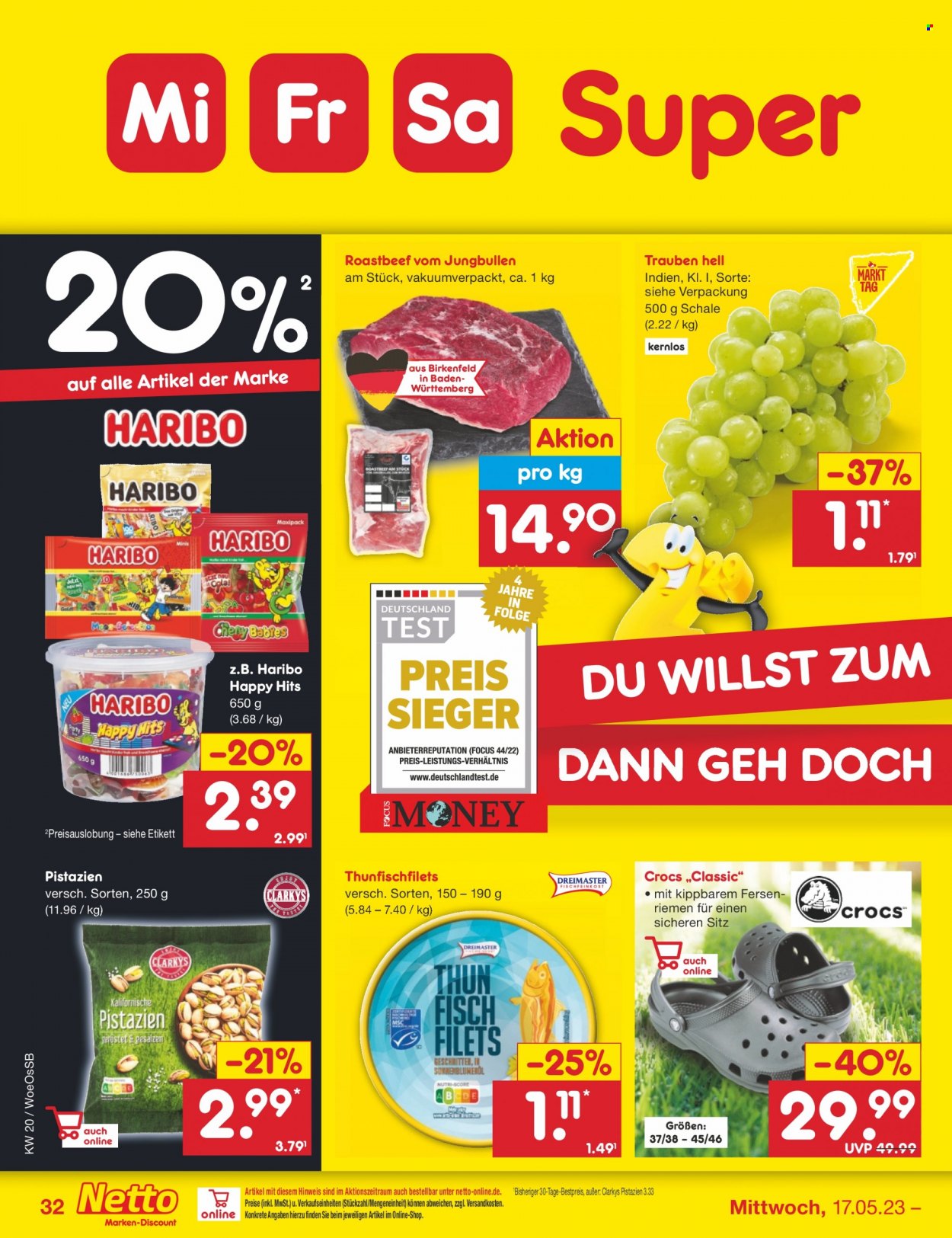 Netto Marken-Discount Prospekte  - 15.05.2023 - 20.05.2023. Seite 32