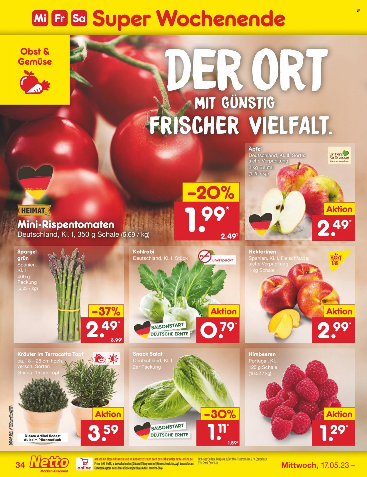 Netto Marken-Discount Prospekte  - 15.05.2023 - 20.05.2023. Seite 34