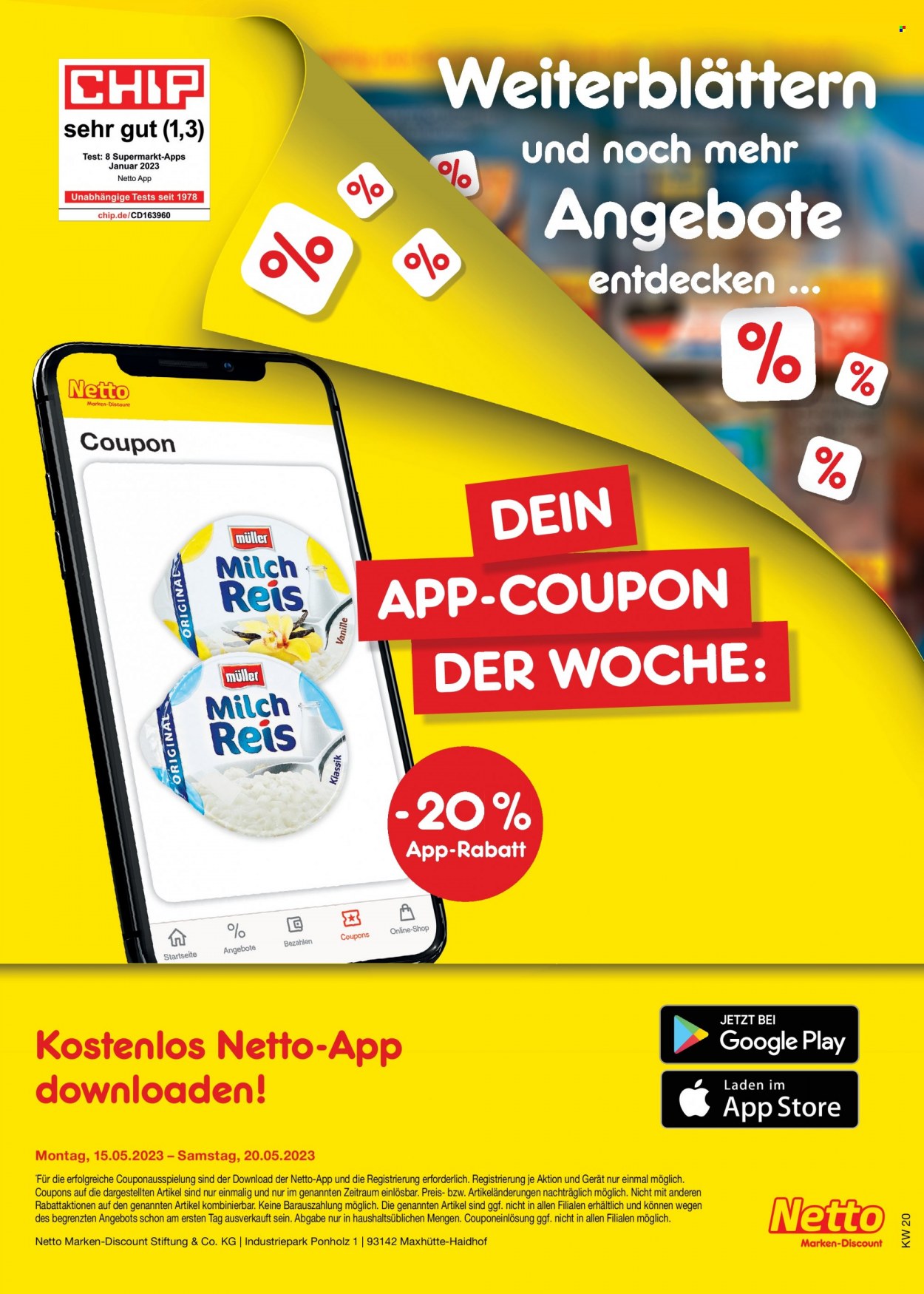 Netto Marken-Discount Prospekte  - 15.05.2023 - 20.05.2023. Seite 45