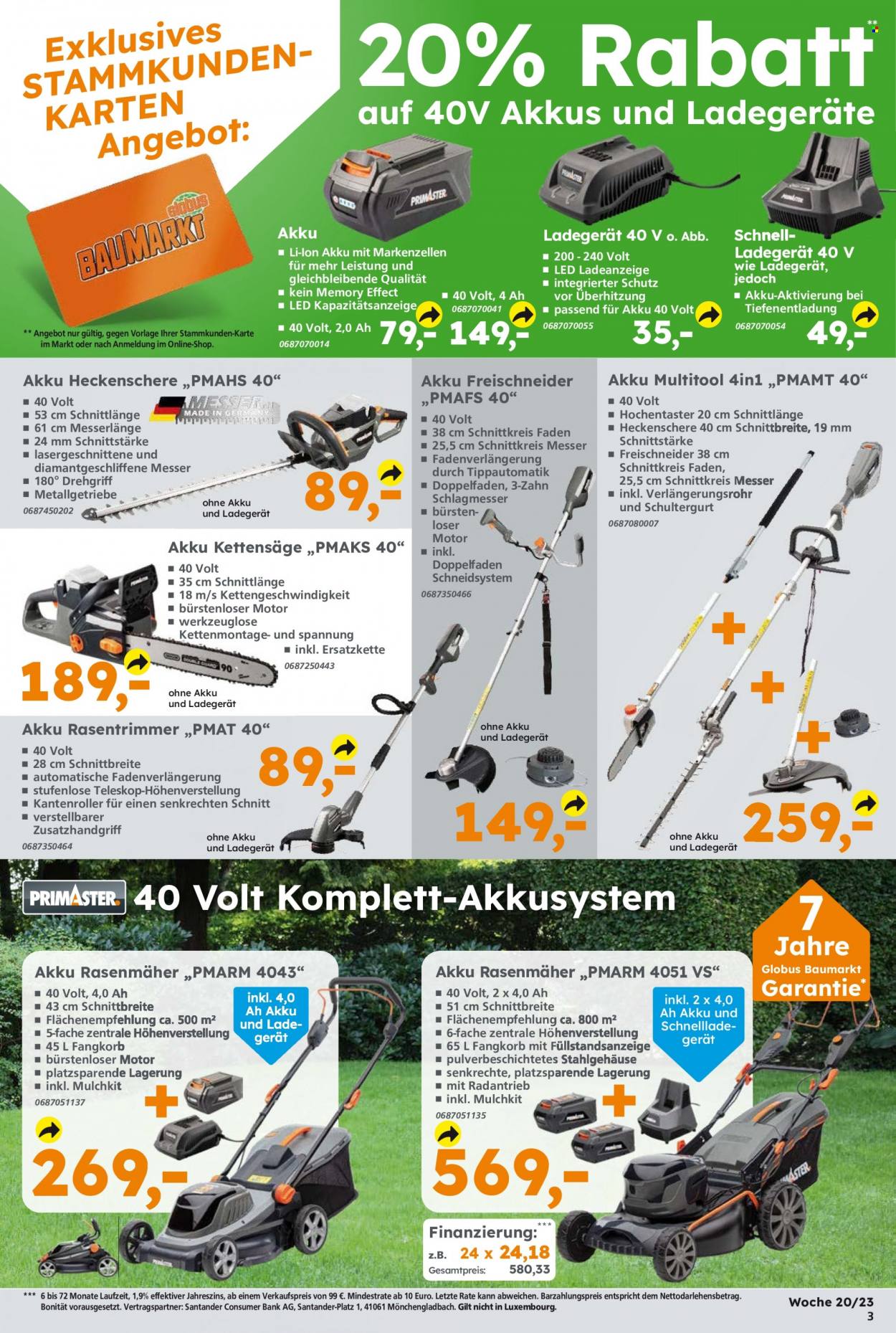 Globus Baumarkt Prospekte  - 15.05.2023 - 20.05.2023. Seite 3