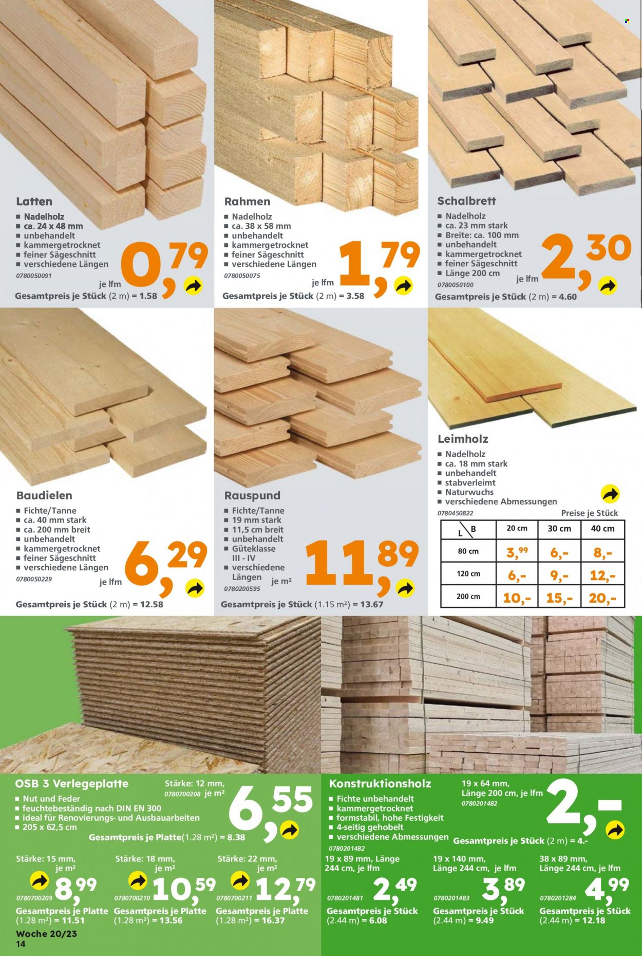 Globus Baumarkt Prospekte  - 15.05.2023 - 20.05.2023. Seite 14