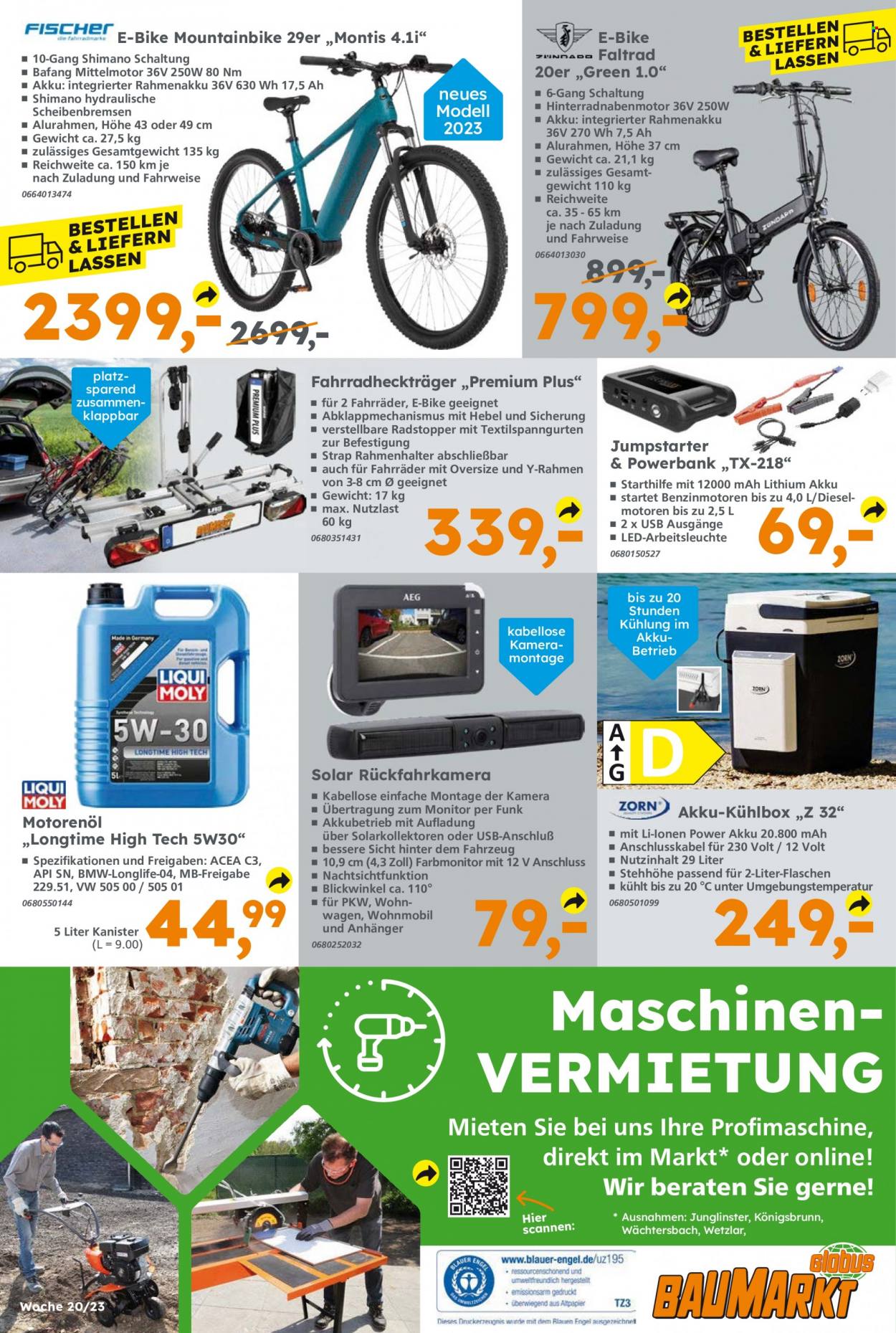 Globus Baumarkt Prospekte  - 15.05.2023 - 20.05.2023. Seite 20