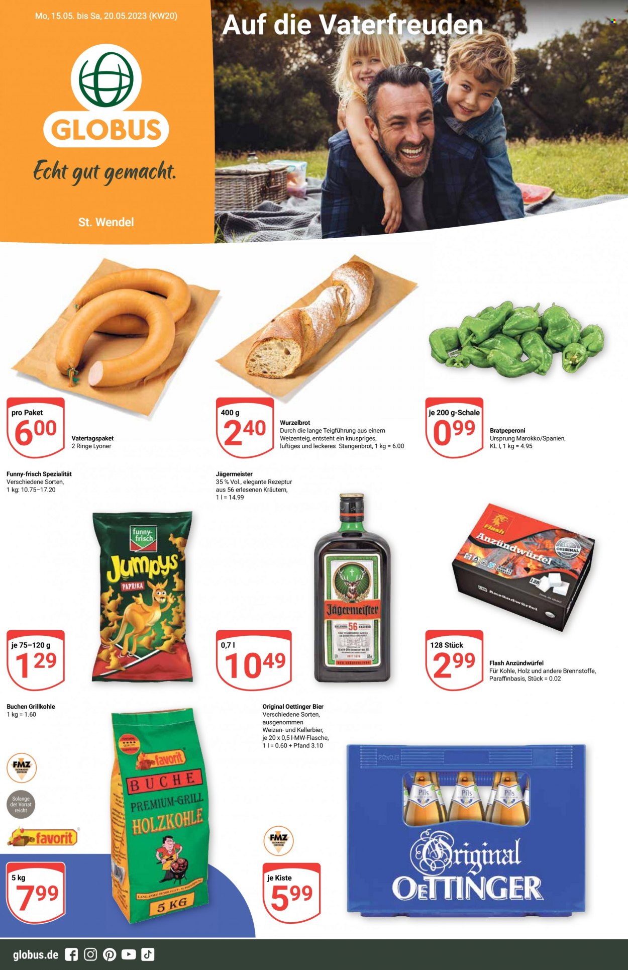 Globus Prospekte  - 15.05.2023 - 20.05.2023. Seite 1