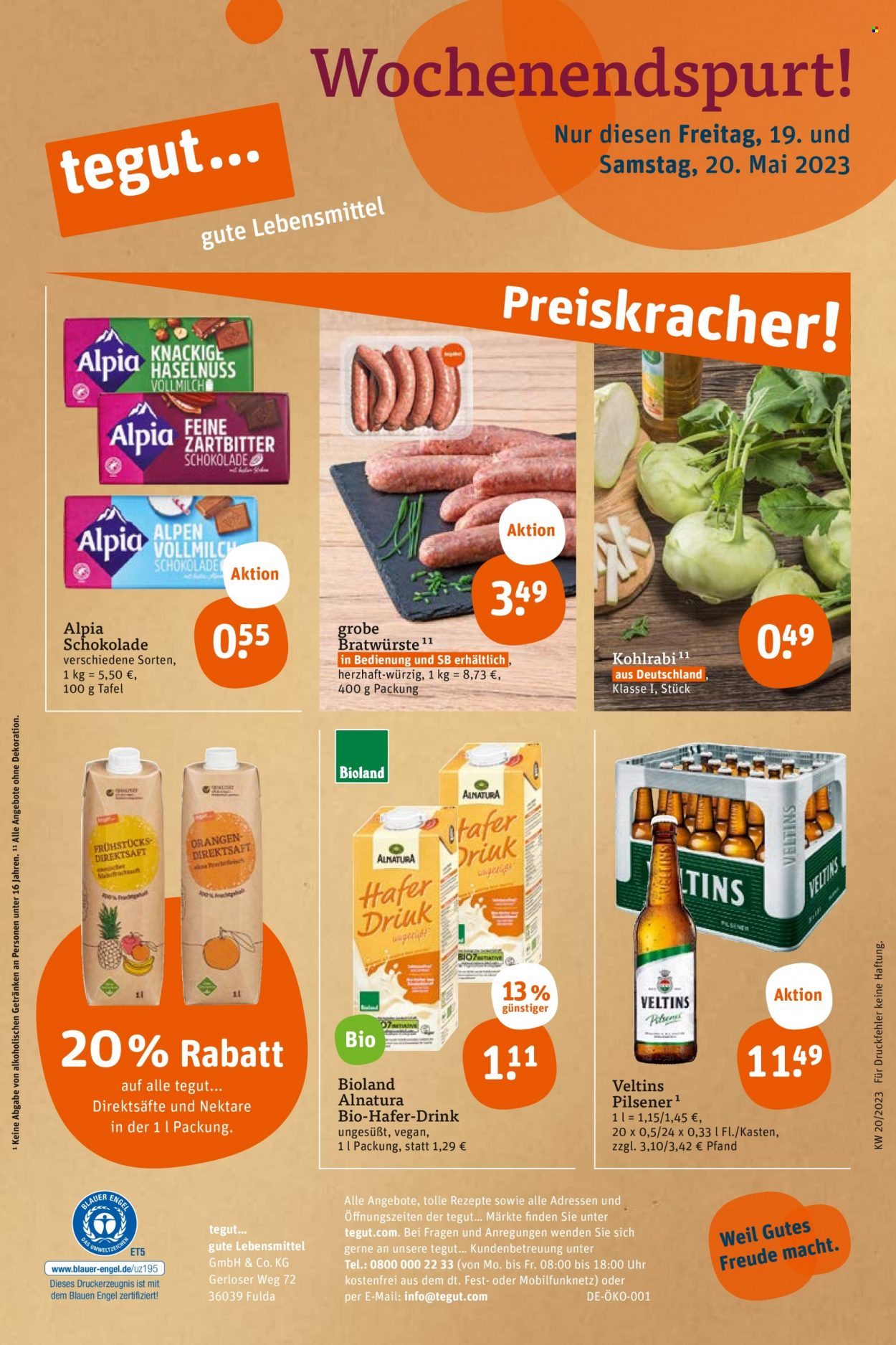 tegut... Prospekte  - 15.05.2023 - 20.05.2023. Seite 26