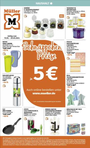Prospekte Müller - 15.05.2023 - 20.05.2023.