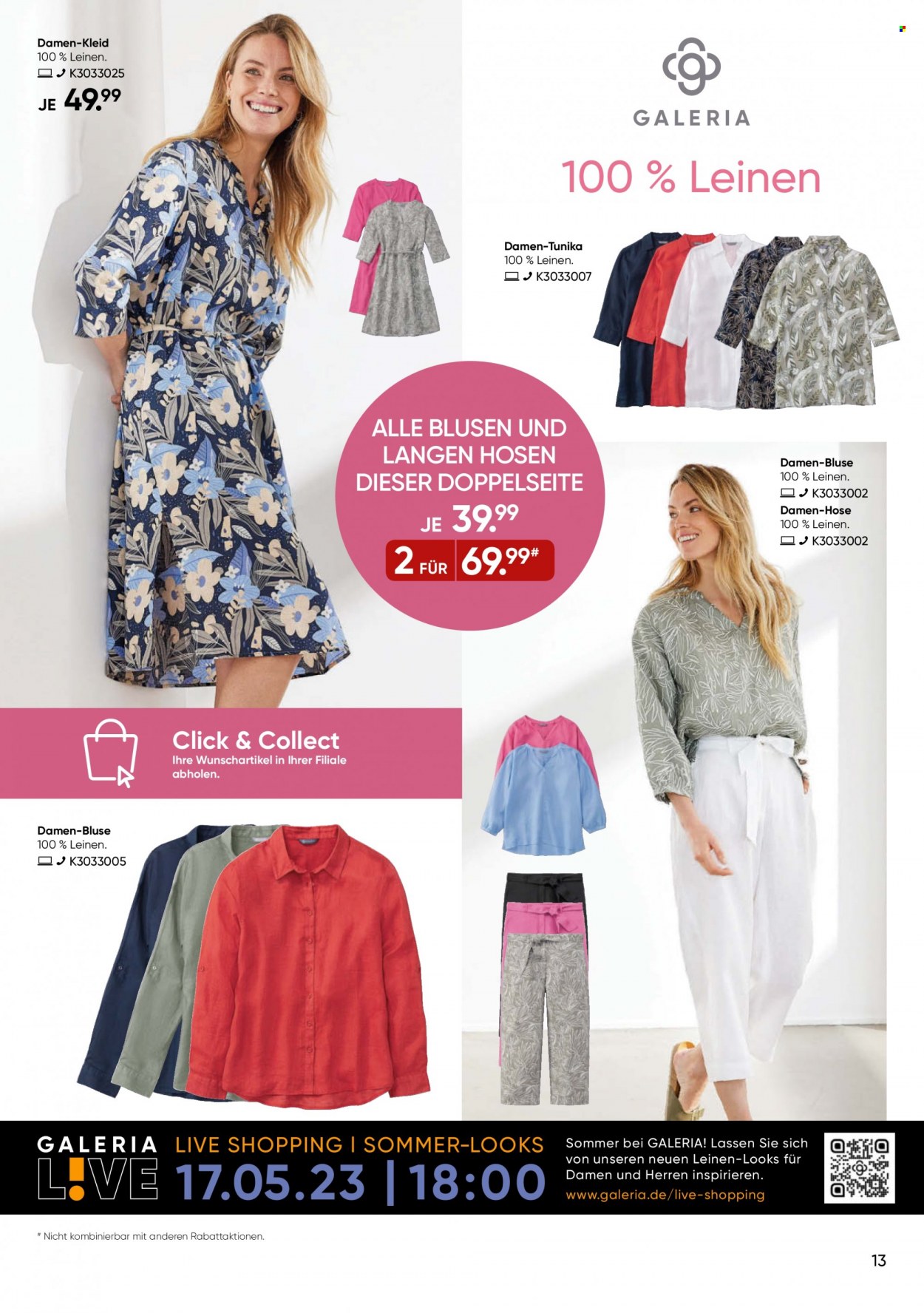 GALERIA Karstadt Kaufhof Prospekte  - 15.05.2023 - 21.05.2023. Seite 13