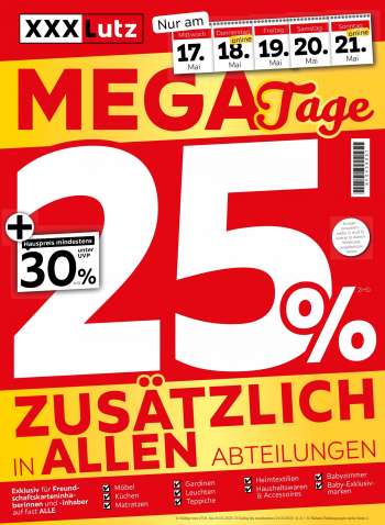 Prospekte XXXLutz - 17.05.2023 - 21.05.2023.