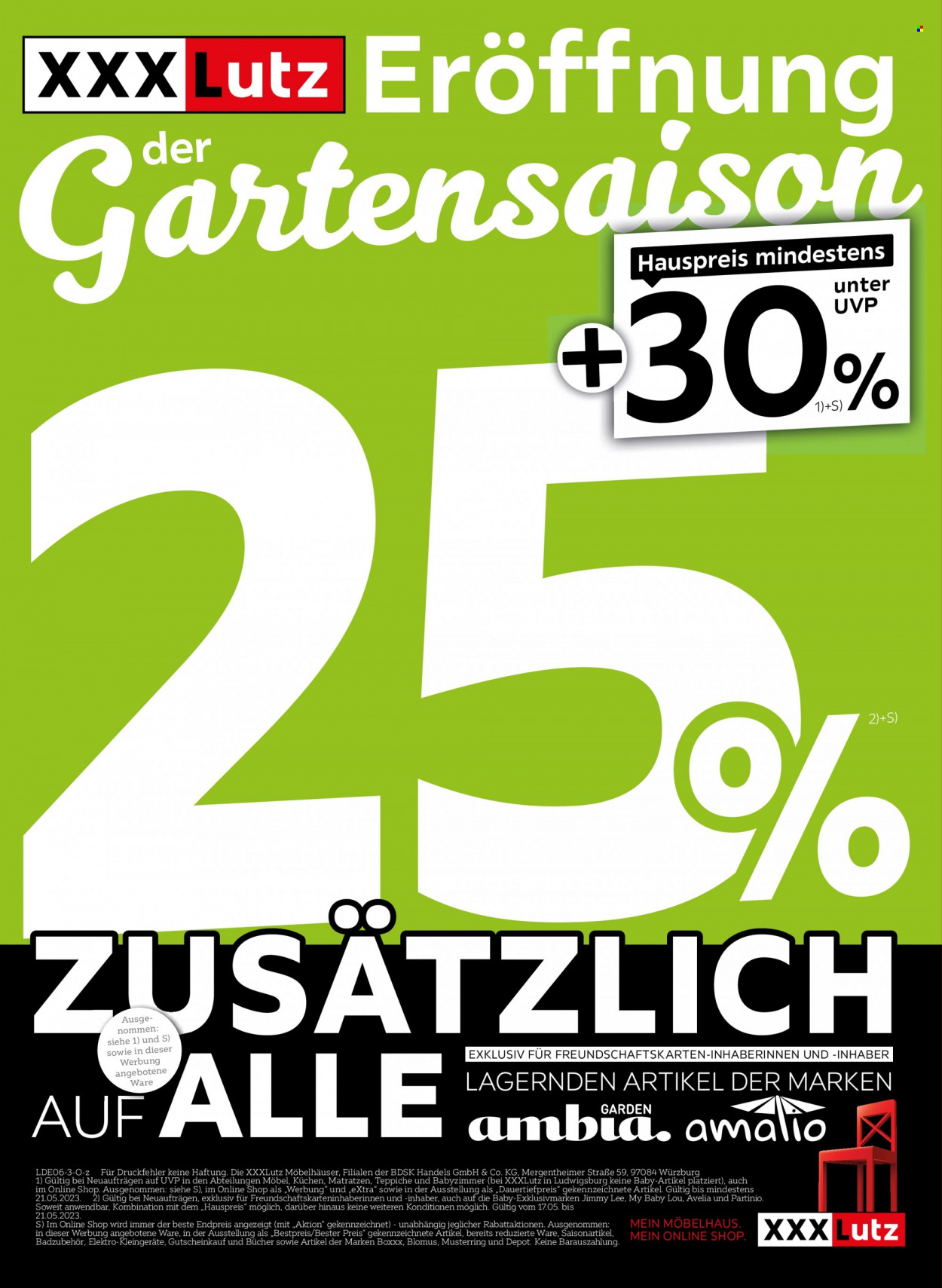 XXXLutz Prospekte  - 17.05.2023 - 21.05.2023. Seite 2