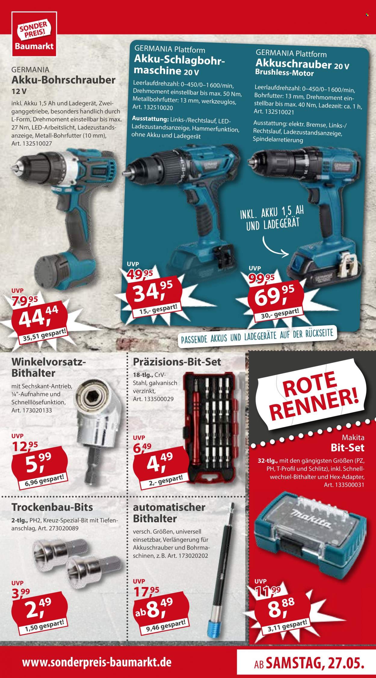 Sonderpreis-Baumarkt Prospekte  - 27.05.2023 - 2.06.2023. Seite 15