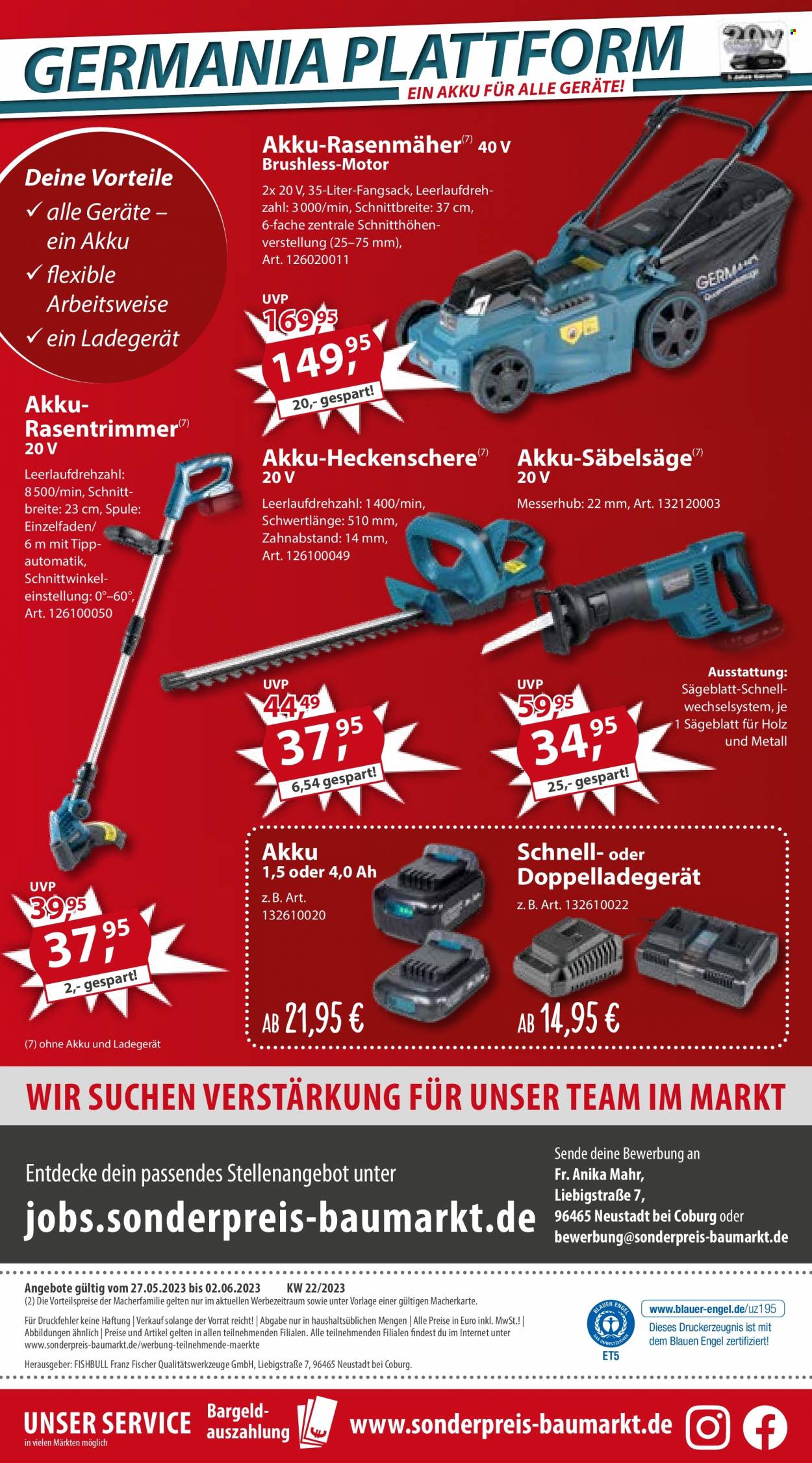 Sonderpreis-Baumarkt Prospekte  - 27.05.2023 - 2.06.2023. Seite 24