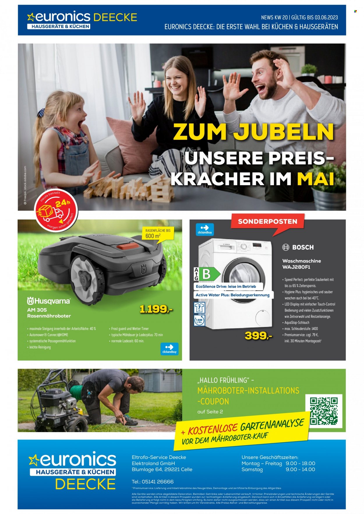 Euronics Prospekte  - 20.05.2023 - 3.06.2023. Seite 1
