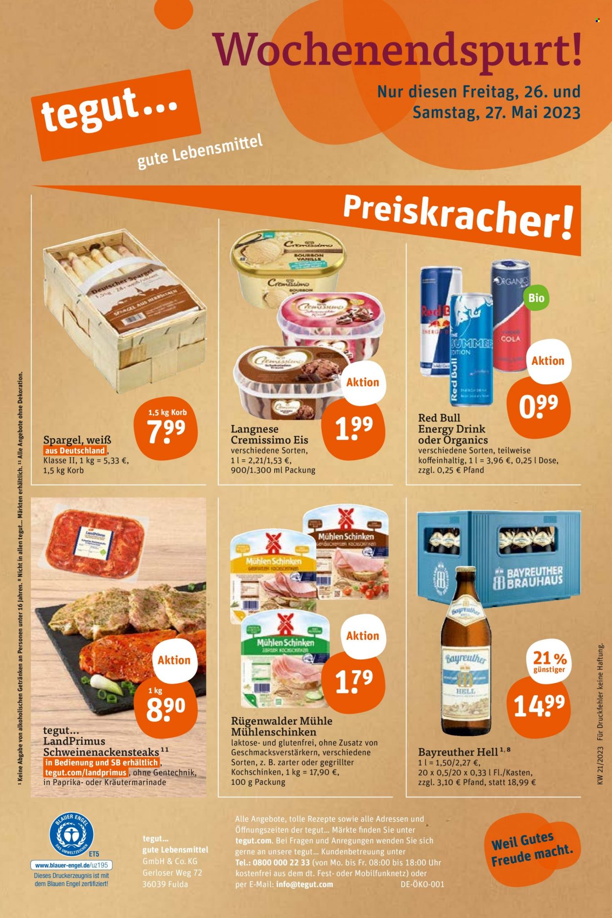 tegut... Prospekte  - 22.05.2023 - 27.05.2023. Seite 26