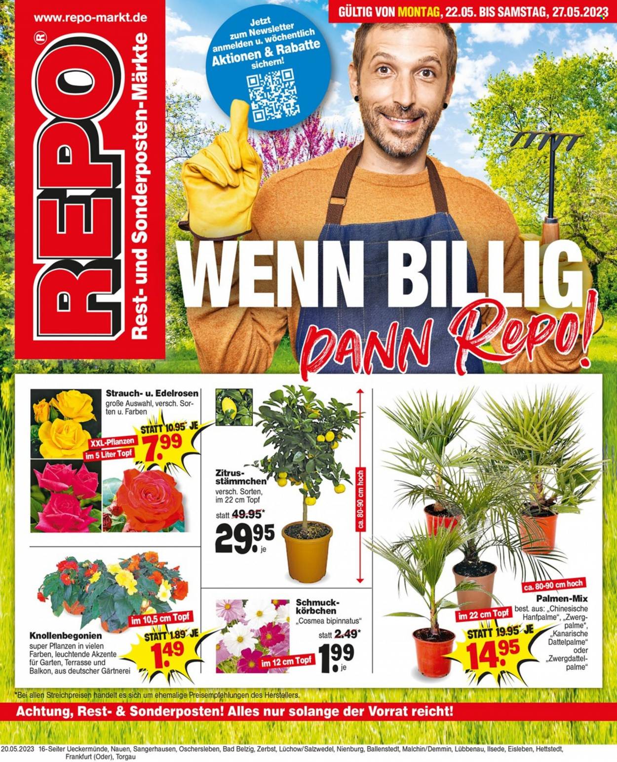 Repo Prospekte  - 22.05.2023 - 27.05.2023. Seite 1