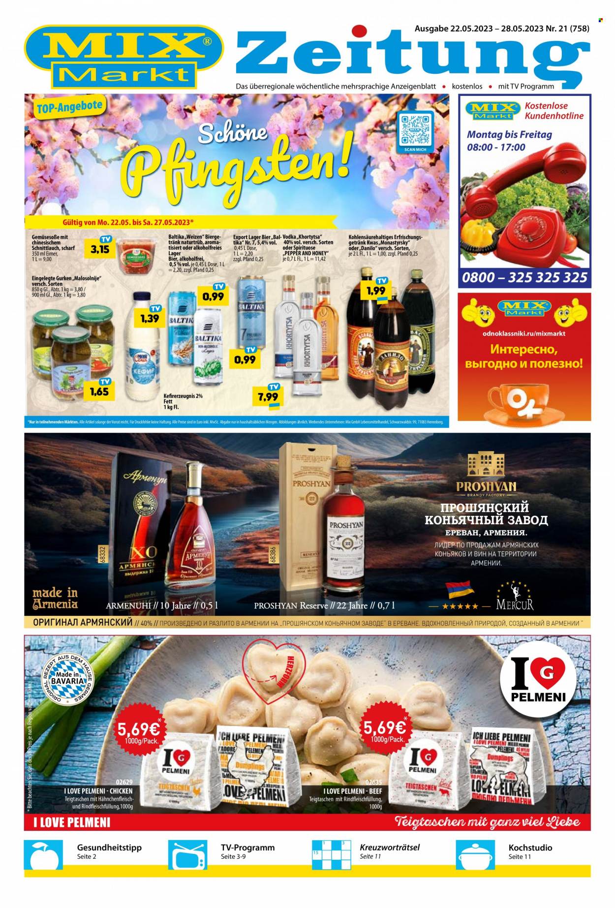 Mix Markt Prospekte  - 22.05.2023 - 28.05.2023. Seite 1