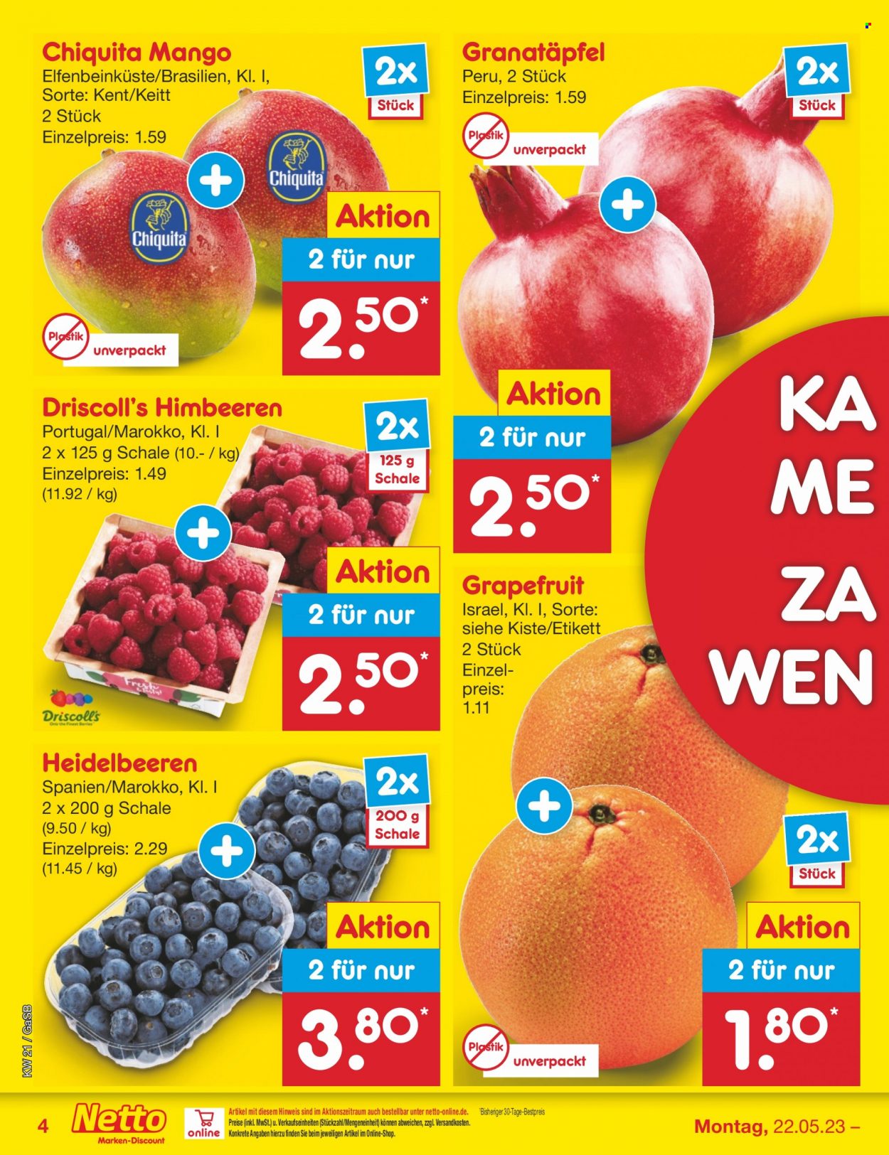 Netto Marken-Discount Prospekte  - 22.05.2023 - 27.05.2023. Seite 4