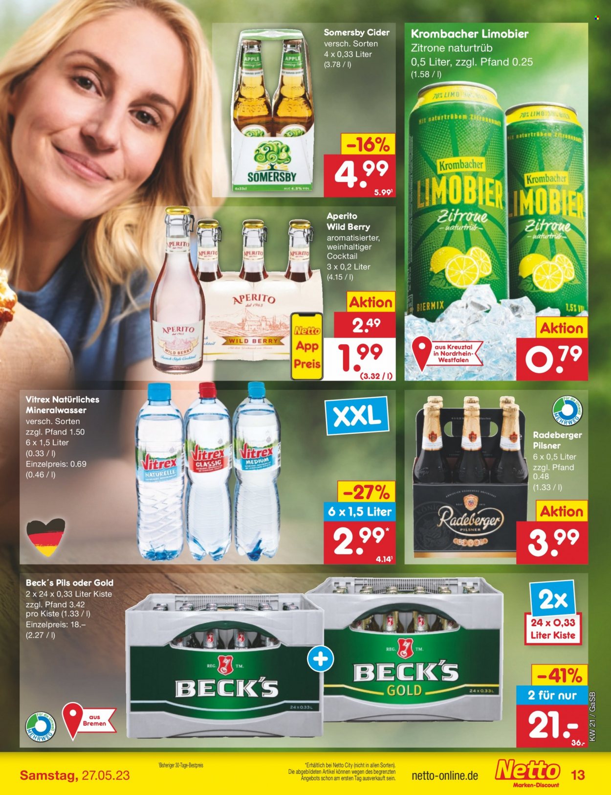 Netto Marken-Discount Prospekte  - 22.05.2023 - 27.05.2023. Seite 13