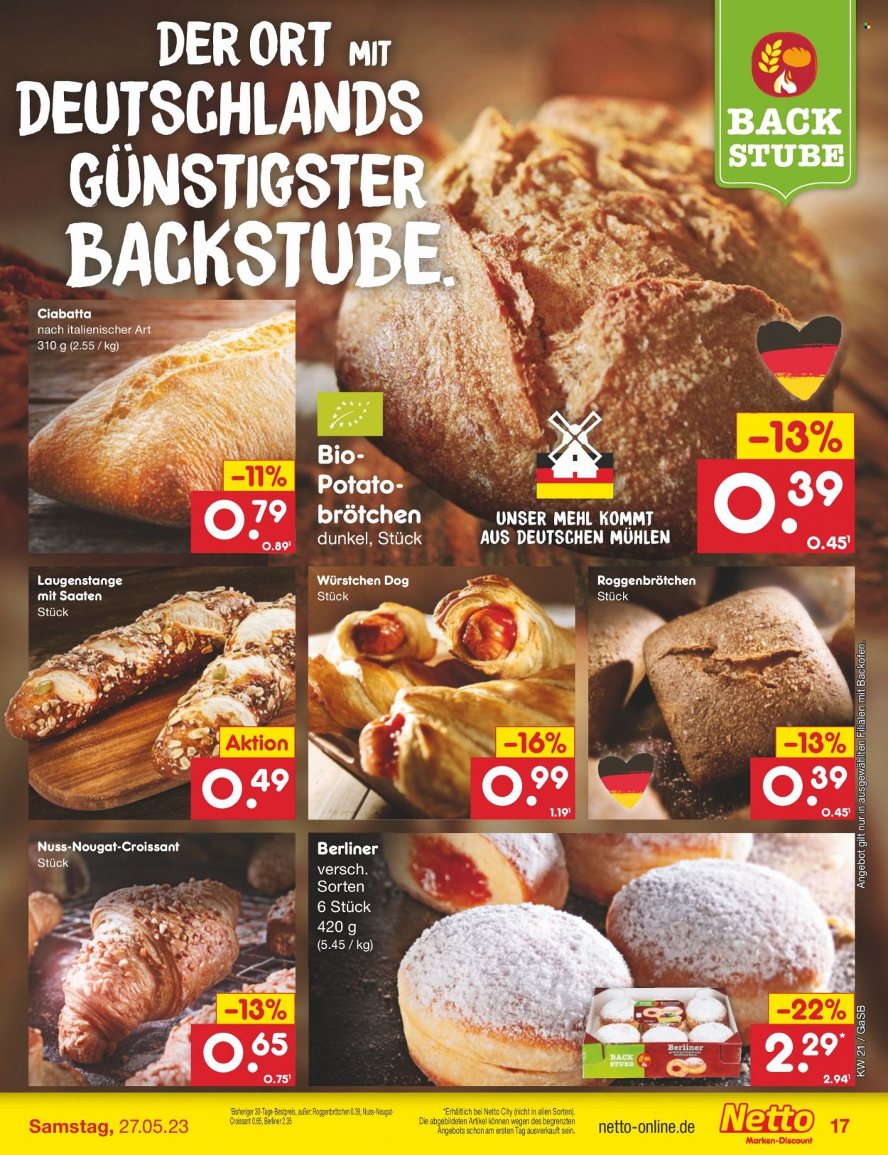 Netto Marken-Discount Prospekte  - 22.05.2023 - 27.05.2023. Seite 17