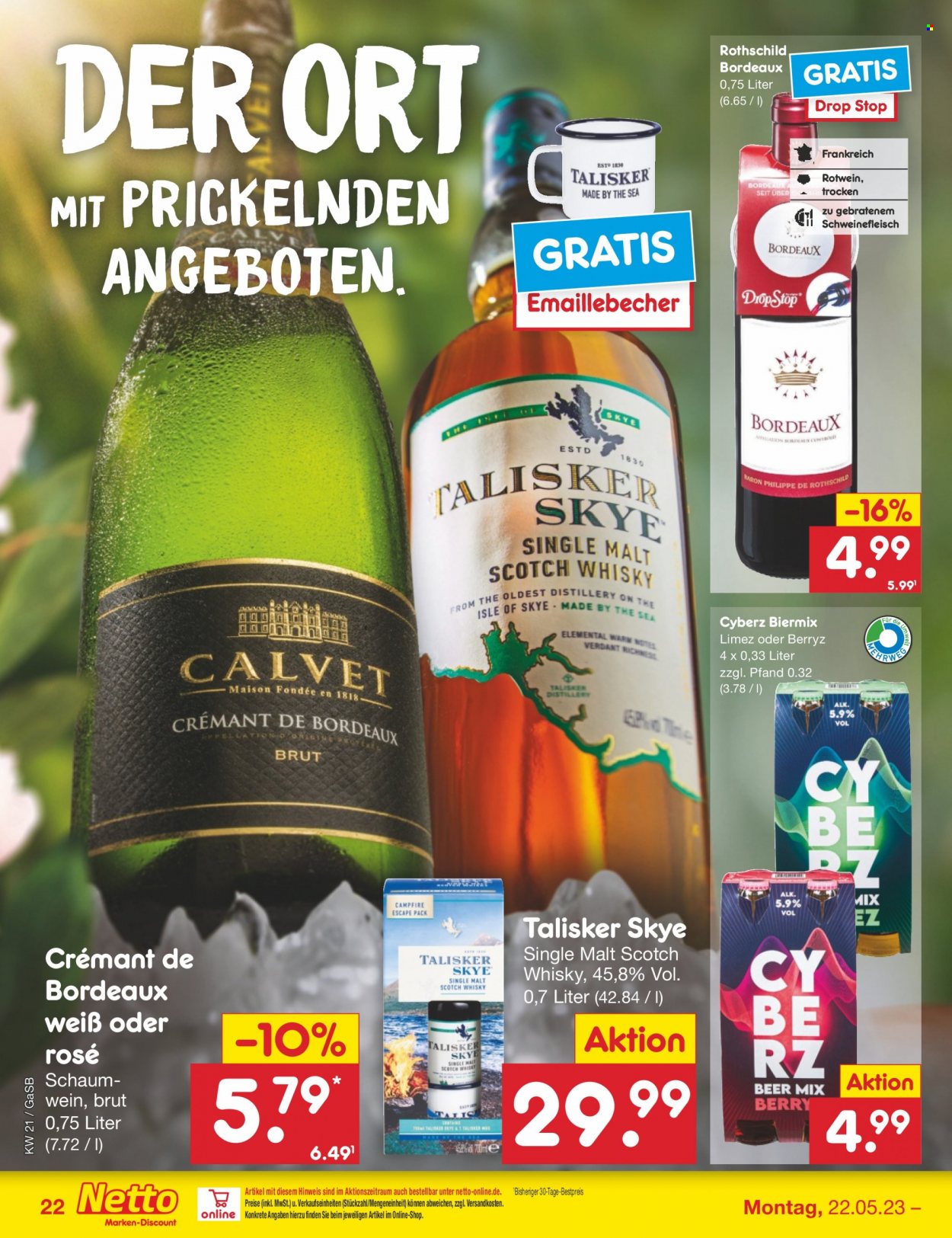 Netto Marken-Discount Prospekte  - 22.05.2023 - 27.05.2023. Seite 22