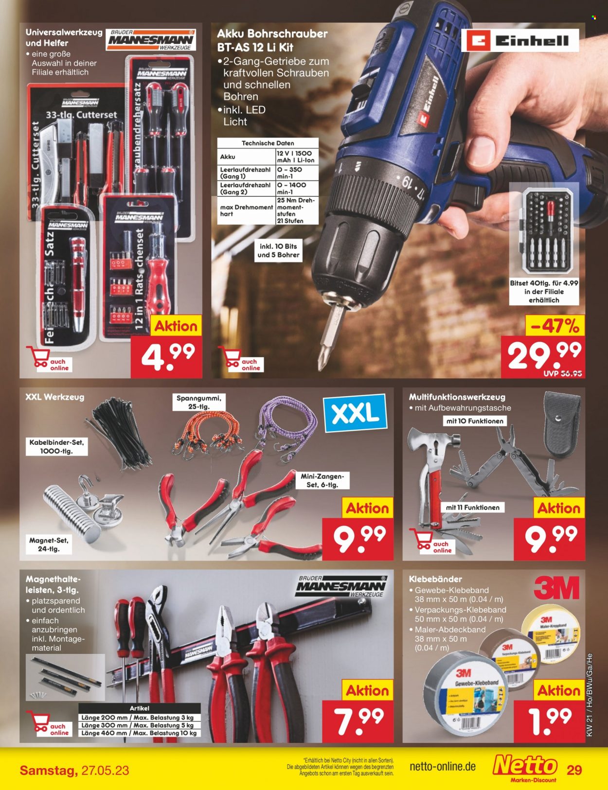 Netto Marken-Discount Prospekte  - 22.05.2023 - 27.05.2023. Seite 29