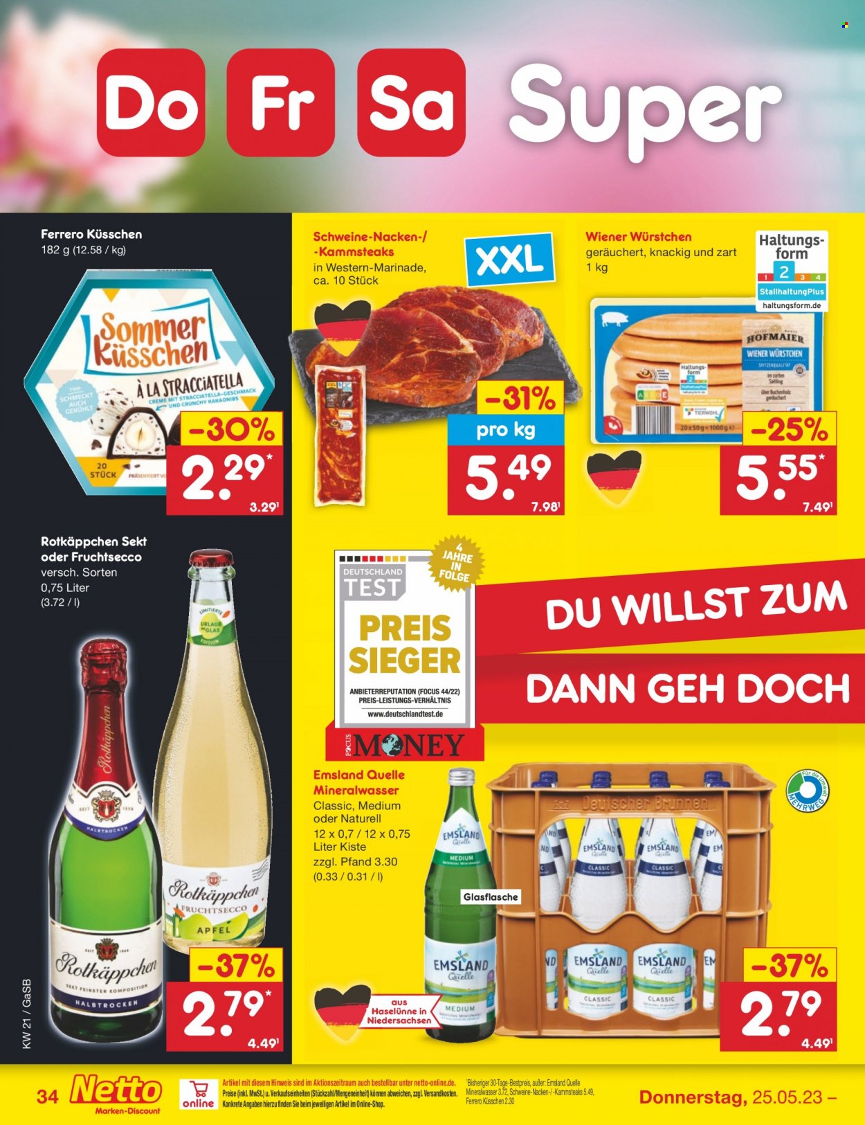 Netto Marken-Discount Prospekte  - 22.05.2023 - 27.05.2023. Seite 34