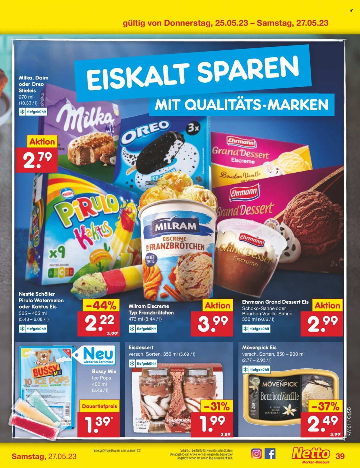 Netto Marken-Discount Prospekte  - 22.05.2023 - 27.05.2023. Seite 39