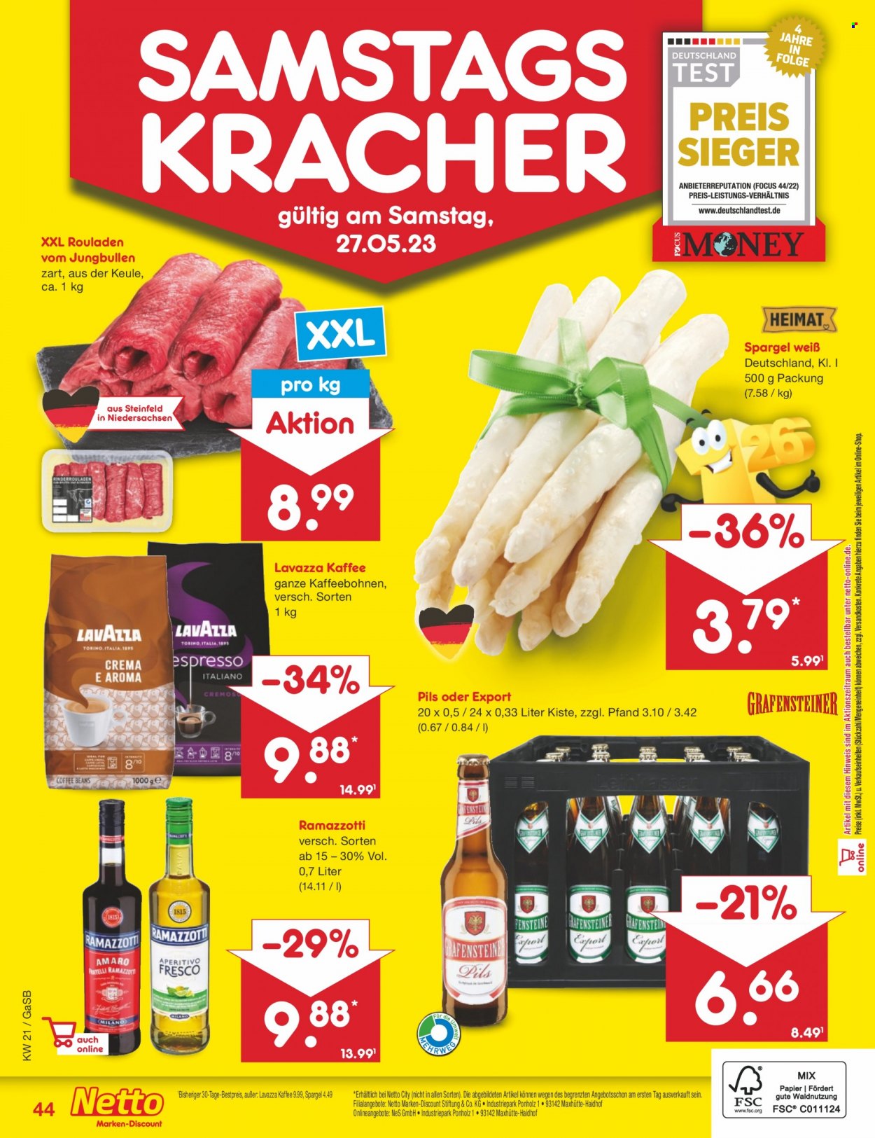 Netto Marken-Discount Prospekte  - 22.05.2023 - 27.05.2023. Seite 44