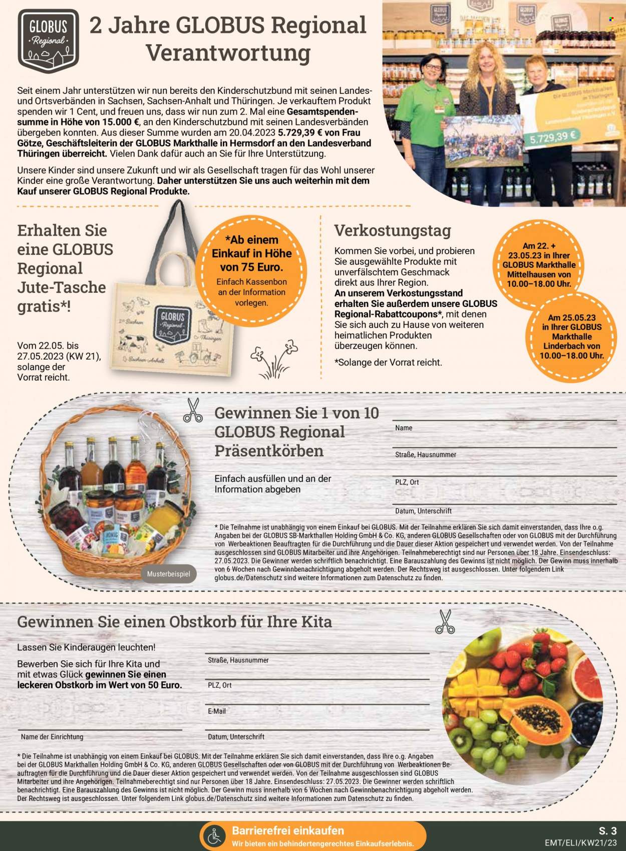 Globus Prospekte  - 22.05.2023 - 27.05.2023. Seite 3
