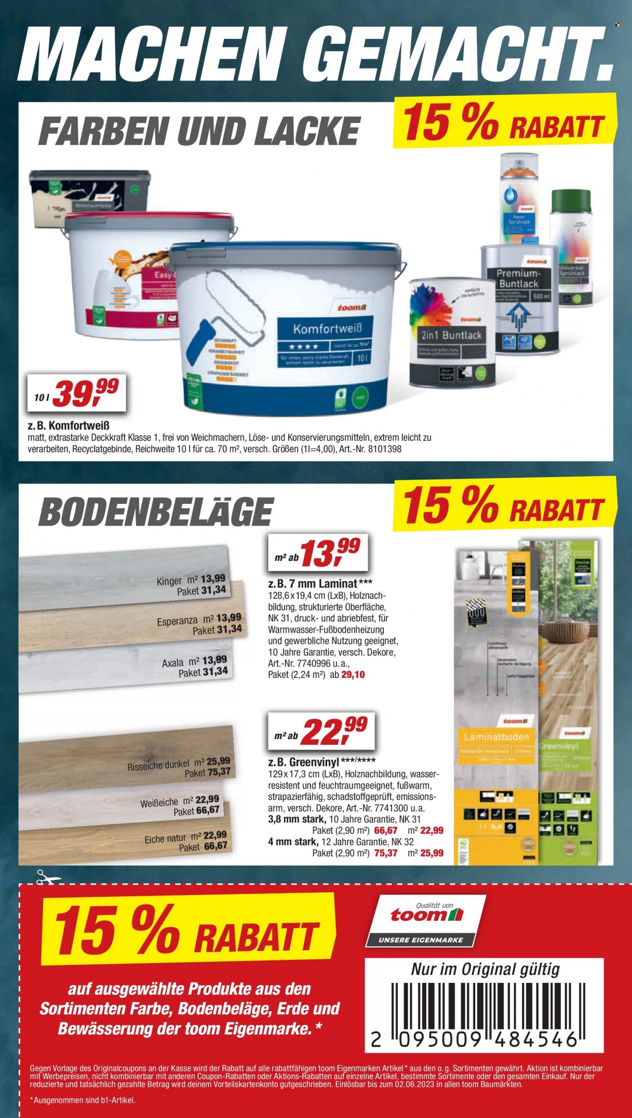 toom Baumarkt Prospekte  - 27.05.2023 - 2.06.2023. Seite 3