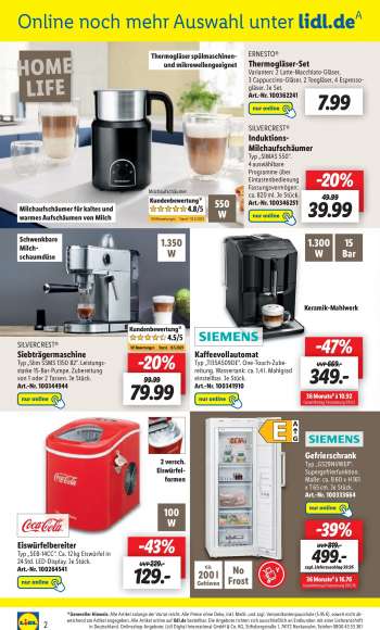 thumbnail - ERNESTOⓇ Thermogläser-Set Varianten 2 Latte Macchiato Gläser 3 Cappuccino Gläser 2 Teegläser 4 Espresso