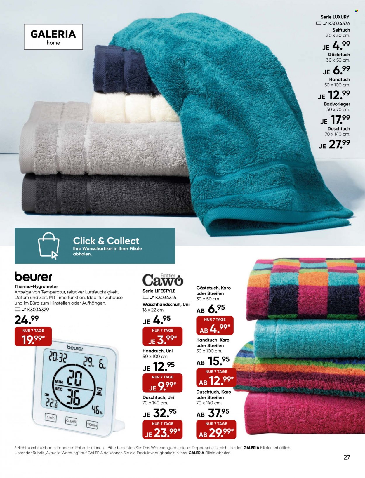 GALERIA Karstadt Kaufhof Prospekte  - 24.05.2023 - 30.05.2023. Seite 27