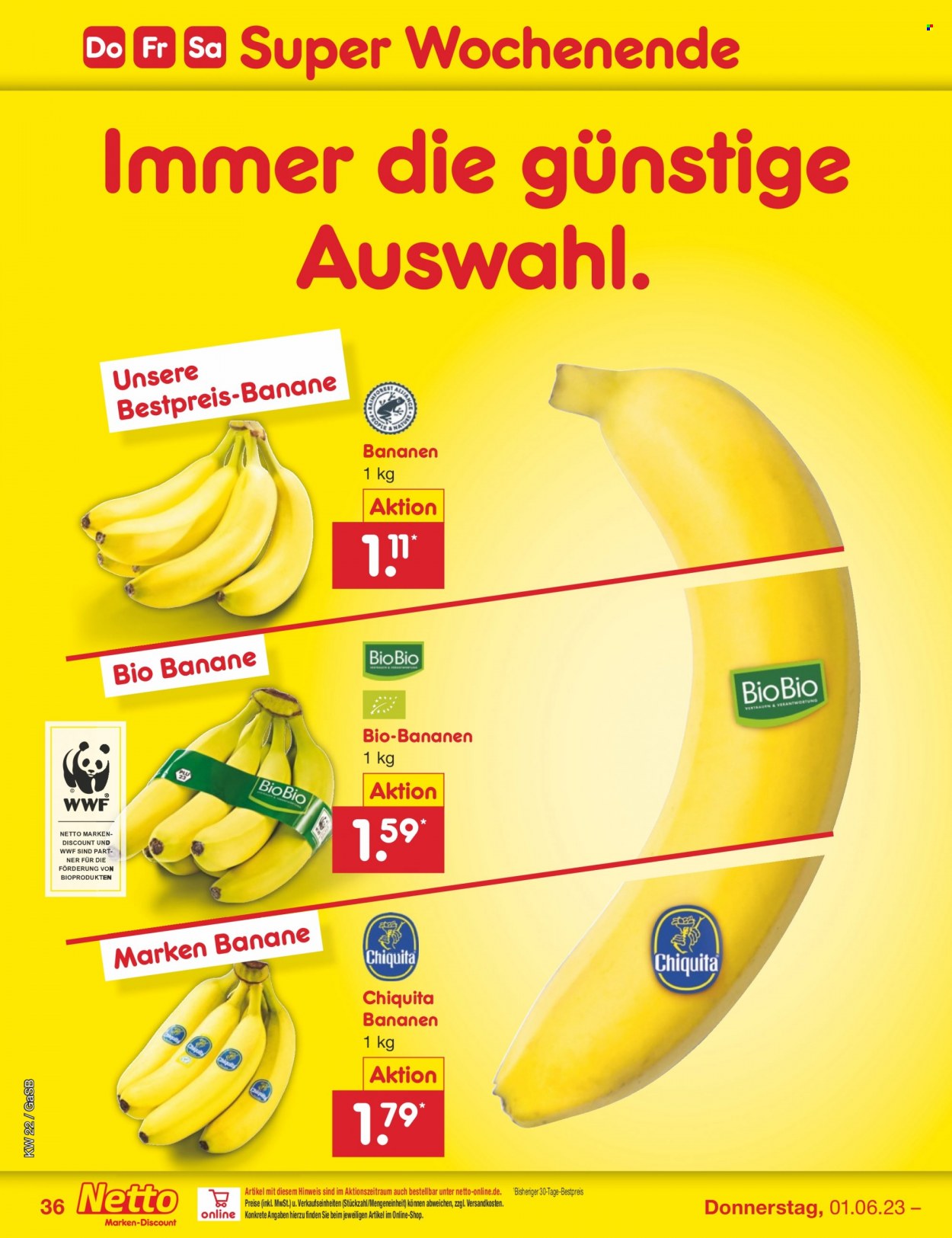 Netto Marken-Discount Prospekte  - 30.05.2023 - 3.06.2023. Seite 36