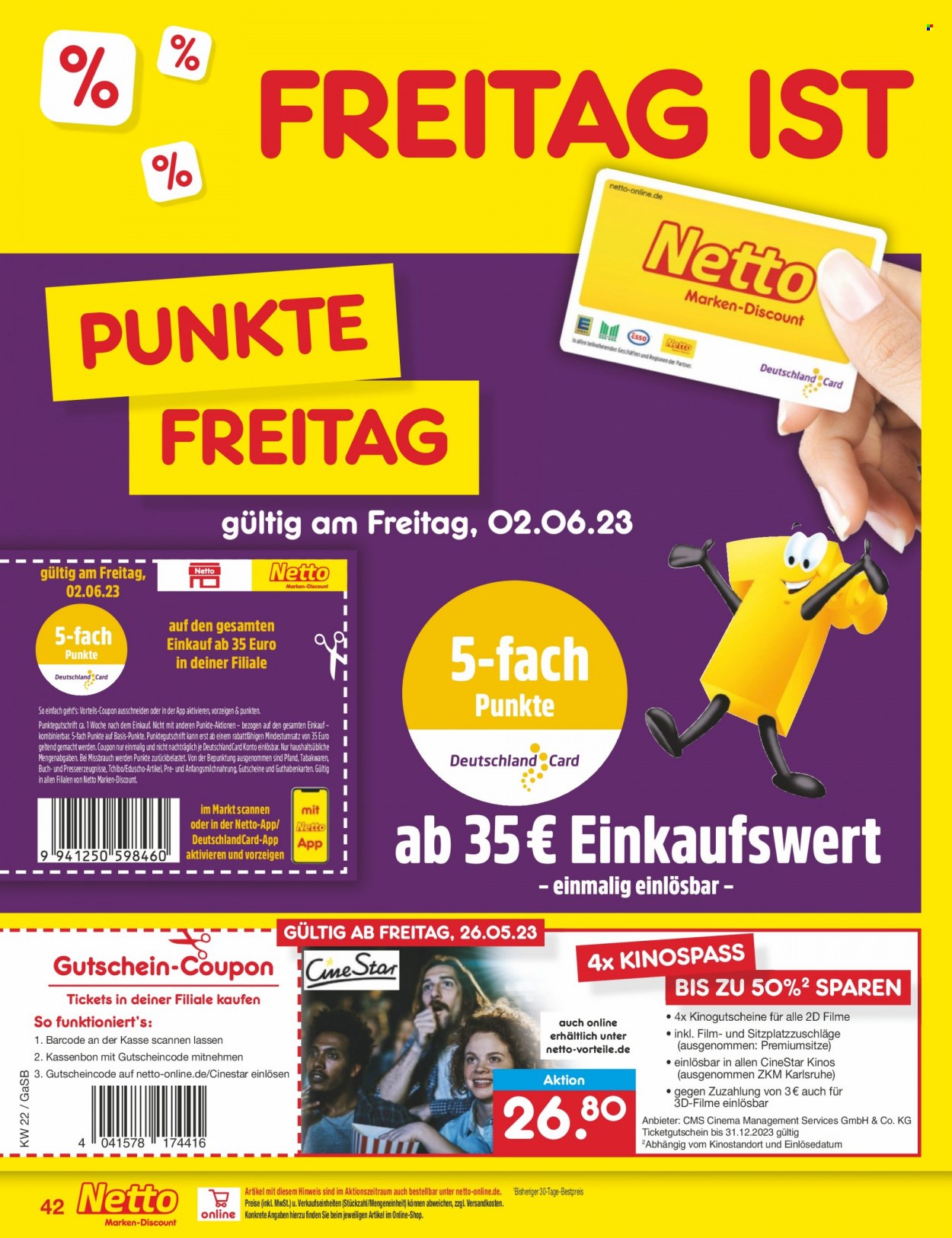 Netto Marken-Discount Prospekte  - 30.05.2023 - 3.06.2023. Seite 42