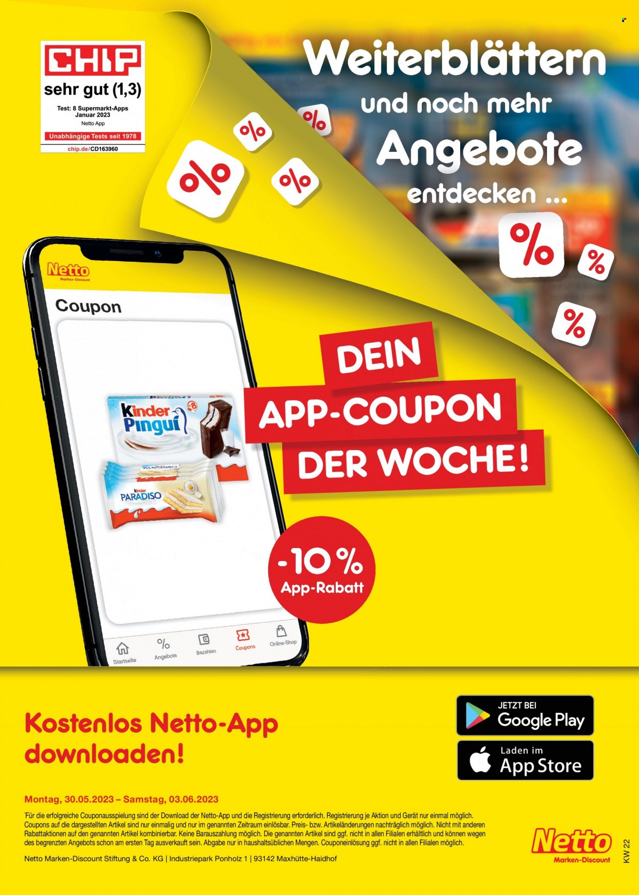 Netto Marken-Discount Prospekte  - 30.05.2023 - 3.06.2023. Seite 45