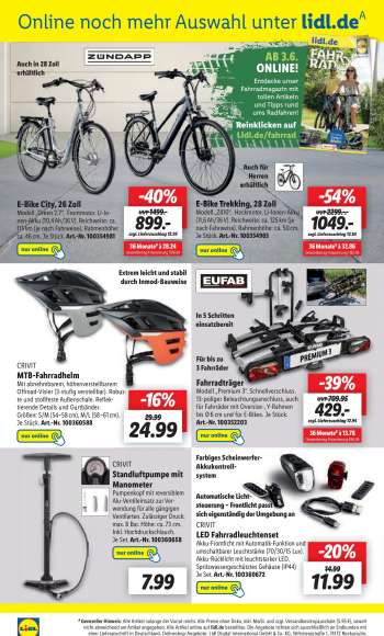 thumbnail - CRIVIT LED Fahrradleuchtenset Akku-rontlicht mit Automatik-unktion und umschaltbarer Leuchtstrke Akku-ücklicht mit leuchtstarker LE. pritzwassergeschütztes e
