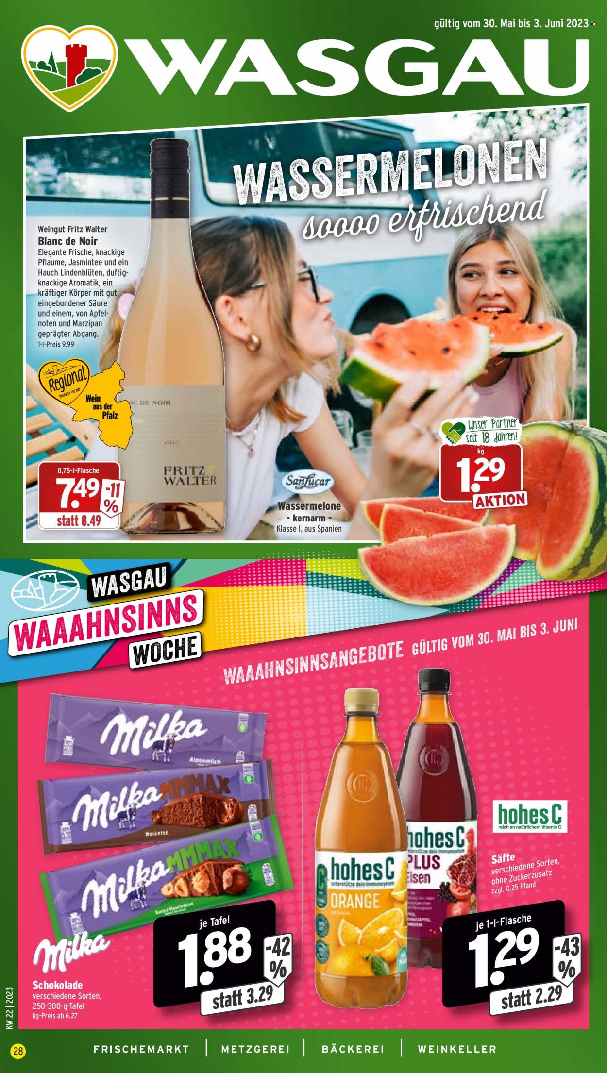 Wasgau Prospekte  - 30.05.2023 - 3.06.2023. Seite 1