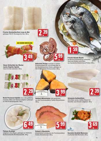 thumbnail - Frische Steinbeißerfilets „Loup de Mer“