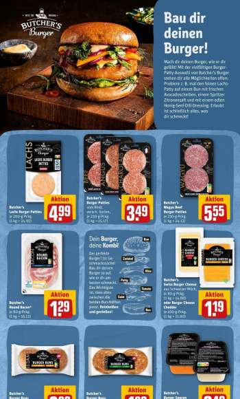 thumbnail - Butcher's Swiss Burger Cheese aus Schweizer Milch , je 80 - g Pckg . ( kg = 14.88 oder Burger Cheese Cheddar je 100 - g Pckg ( 1 kg = 11.90 )