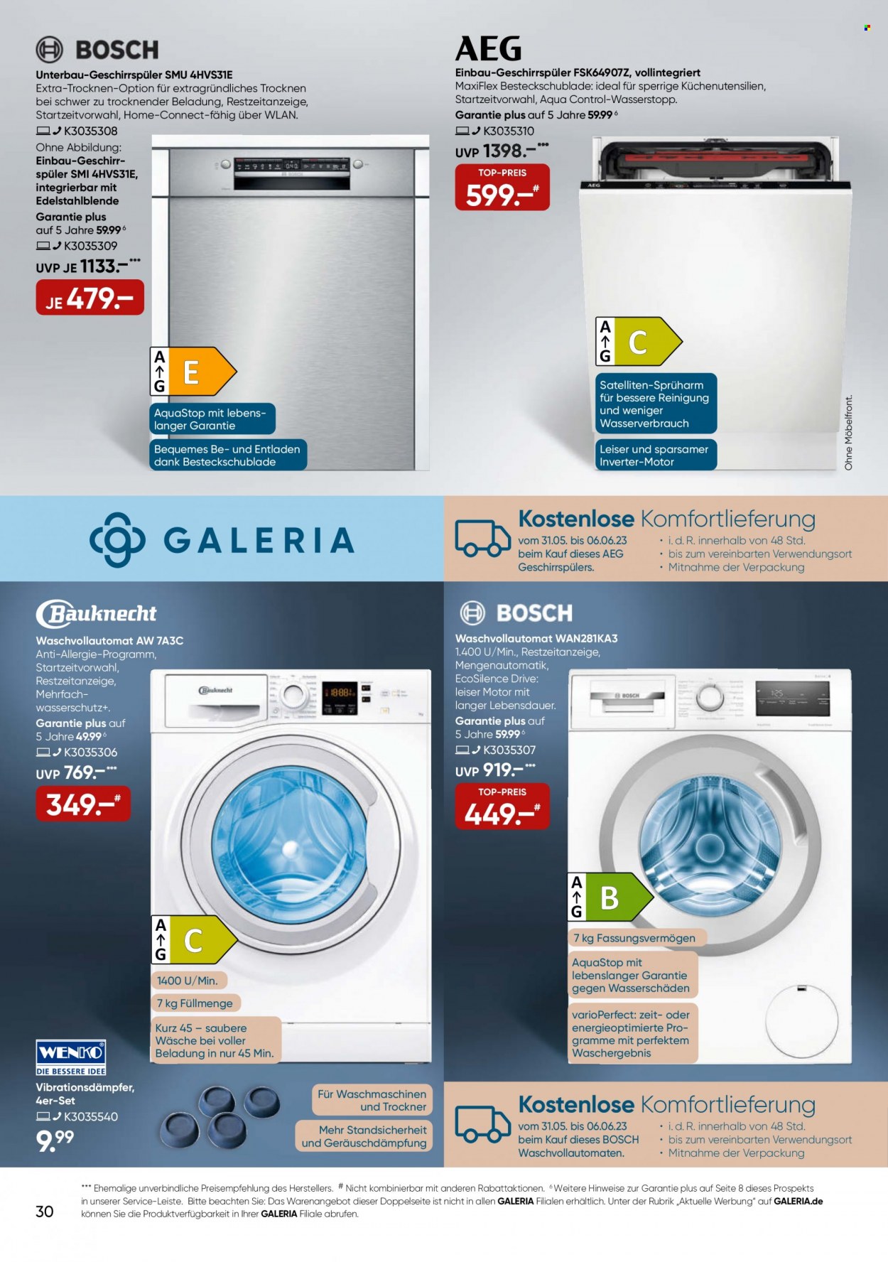 GALERIA Karstadt Kaufhof Prospekte  - 31.05.2023 - 6.06.2023. Seite 30
