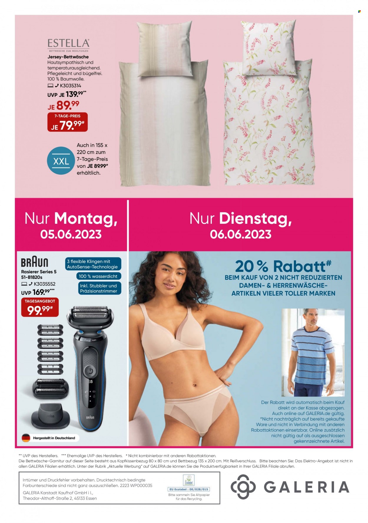 GALERIA Karstadt Kaufhof Prospekte  - 31.05.2023 - 6.06.2023. Seite 36