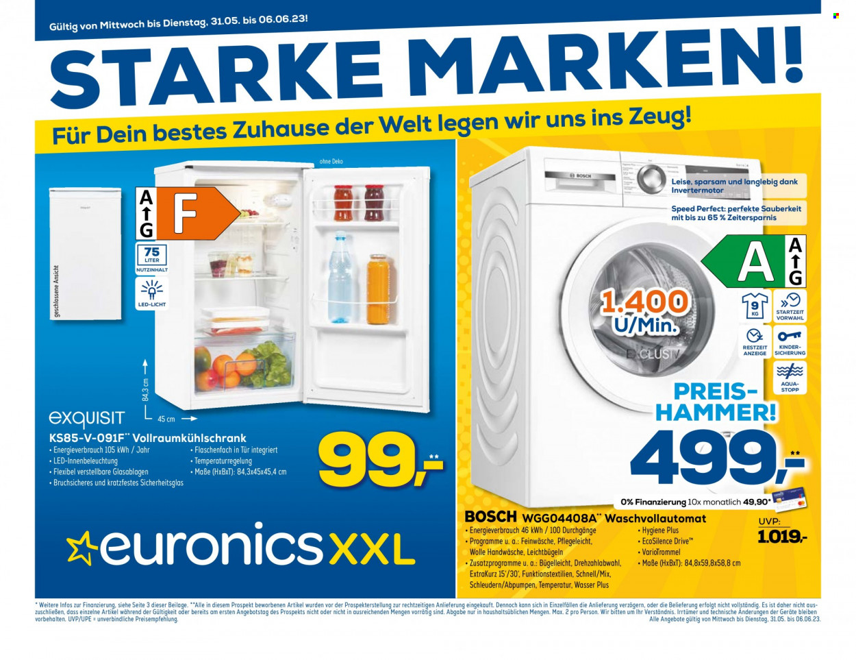 Euronics Prospekte  - 31.05.2023 - 6.06.2023. Seite 1
