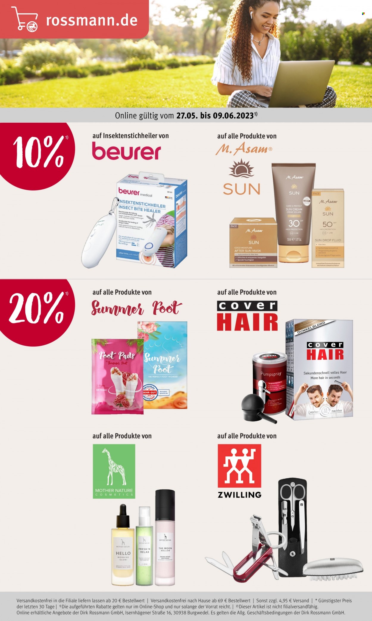 Rossmann Prospekte  - 27.05.2023 - 9.06.2023. Seite 1