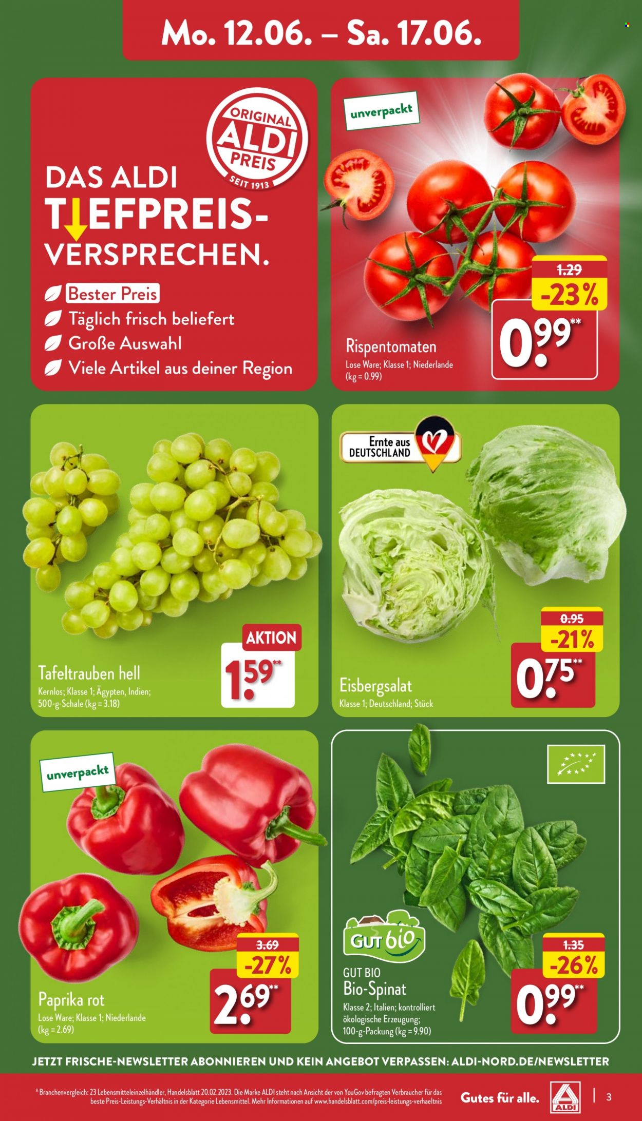 ALDI Nord Prospekte  - 12.06.2023 - 17.06.2023. Seite 3