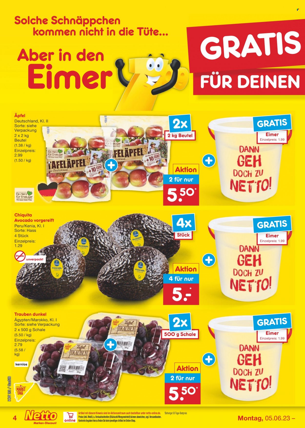 Netto Marken-Discount Prospekte  - 5.06.2023 - 10.06.2023. Seite 4
