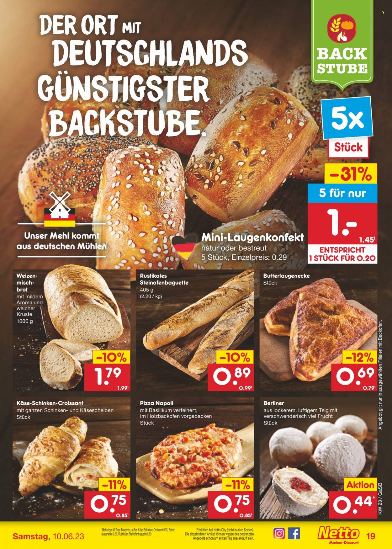 Netto Marken-Discount Prospekte  - 5.06.2023 - 10.06.2023. Seite 19