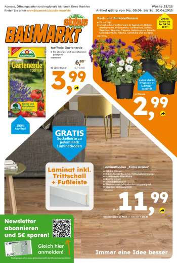 Prospekte Globus Baumarkt - 5.06.2023 - 10.06.2023.