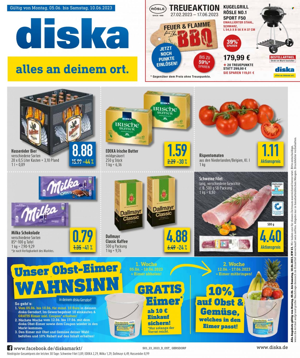 Diska Prospekte  - 5.06.2023 - 10.06.2023. Seite 1