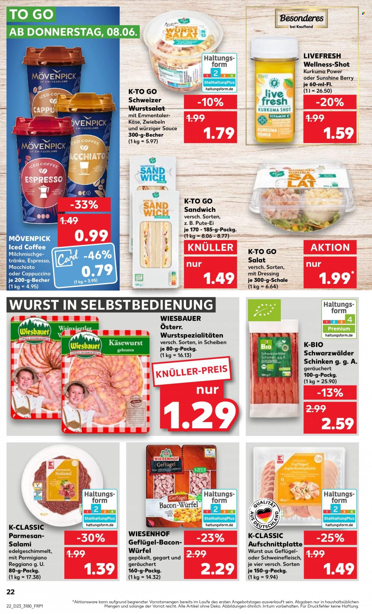 Kaufland Prospekte  - 9.06.2023 - 14.06.2023. Seite 22
