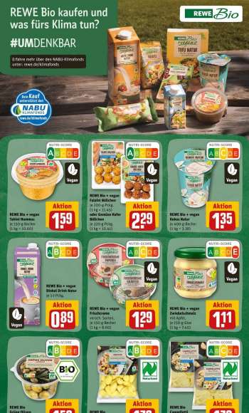 thumbnail - REWE Bio + vegan Tahini Hummus je 150 g Becher ( kg = 10.60 )