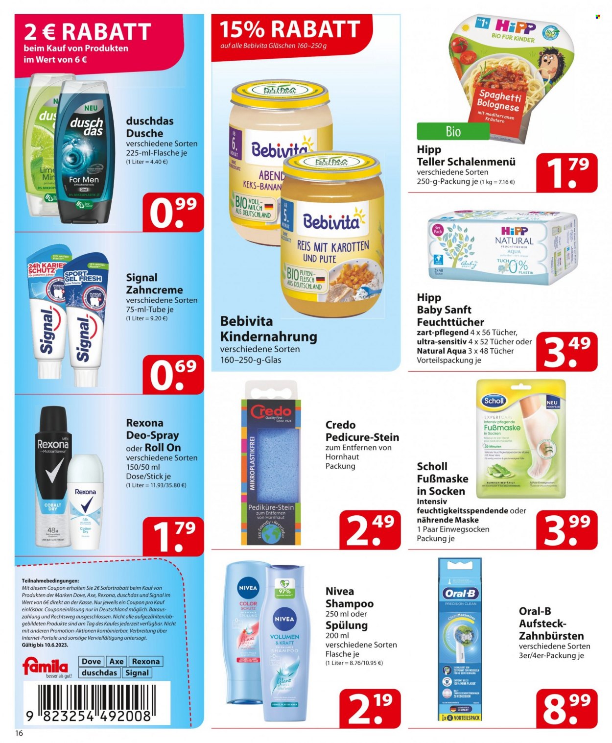 famila Prospekte  - 5.06.2023 - 10.06.2023. Seite 16