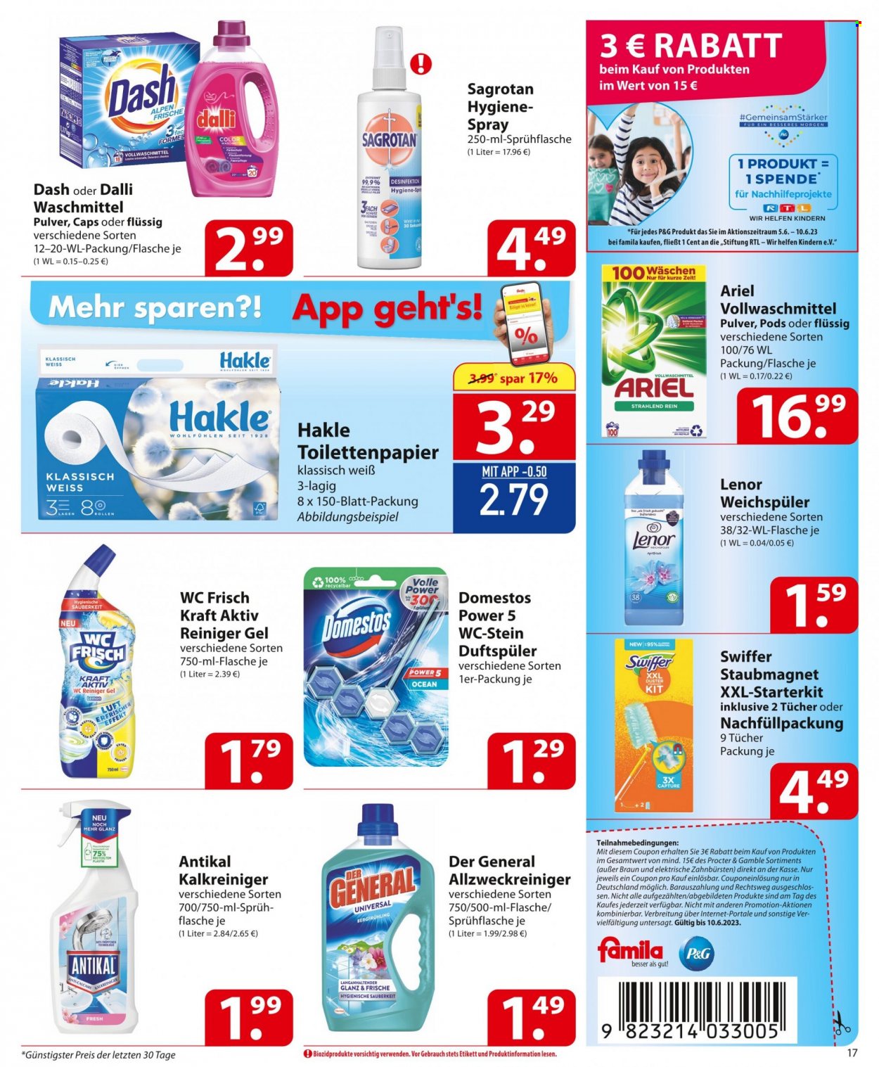 famila Prospekte  - 5.06.2023 - 10.06.2023. Seite 17